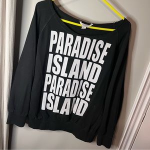 Paradise island sweatshirt